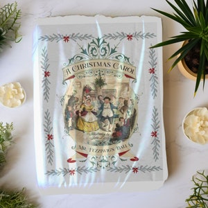 A Christmas Carol Blanket - Etsy