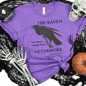 Halloween Vintage The Raven TShirt