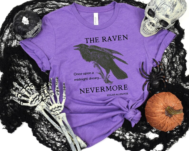 Halloween Vintage The Raven TShirt