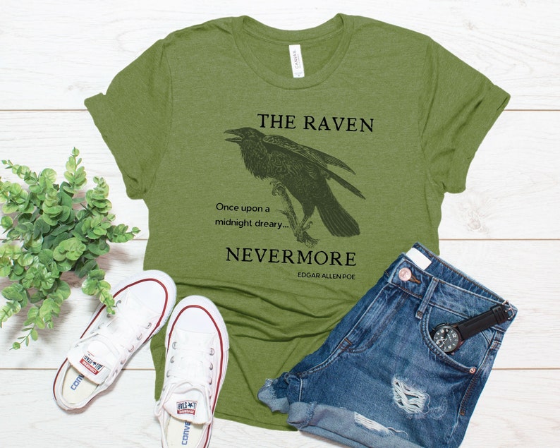 Halloween Vintage The Raven TShirt
