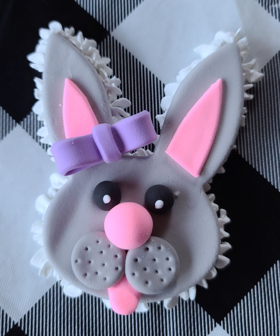 Faux Bunny Macaron Cookies Faux Sweets Fake Bakes Fake - Etsy