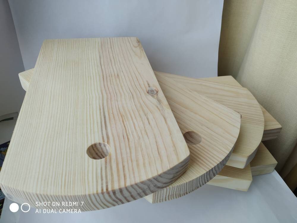 Massivholz Küchenbrett unfertiges Holzbrett rustikales | Etsy