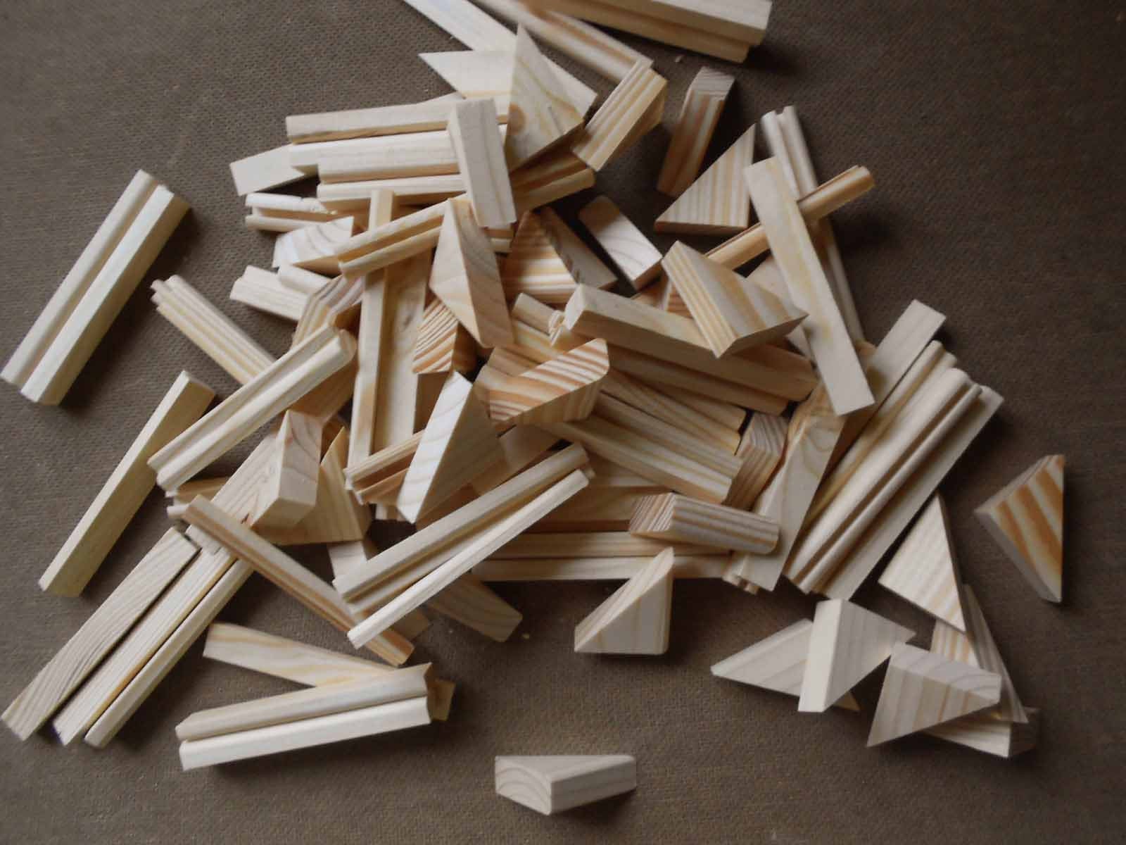 Different Sets of Wooden Scrap One of 2 Sets Wooden Scrap Etsy
