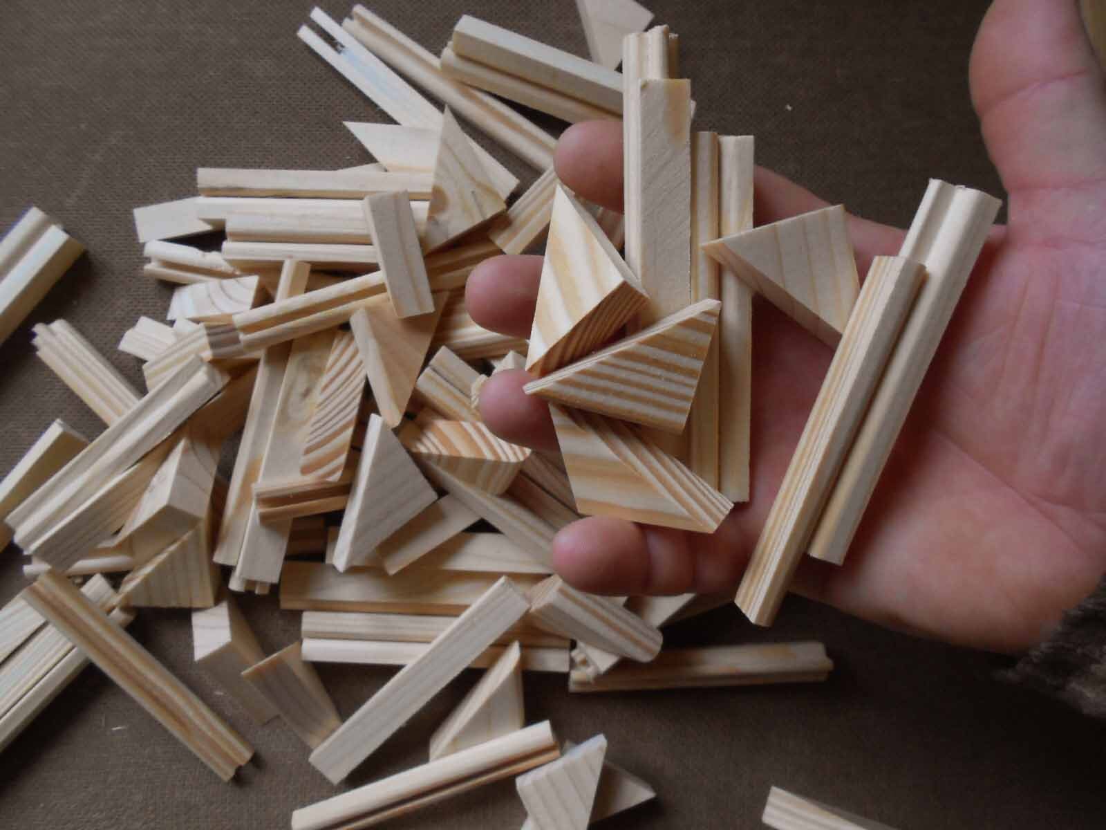 Different Sets of Wooden Scrap One of 2 Sets Wooden Scrap Etsy