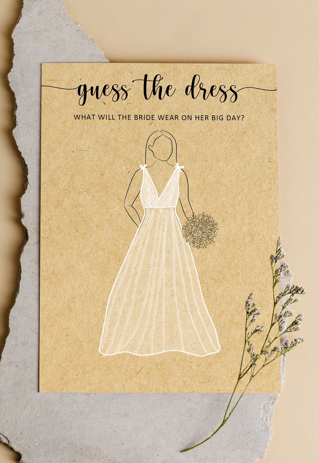 Printable Guess The Dress Bridal Shower Game Rustic Wedding Shower printable-guess-the-dress-bridal-shower-game-rustic-wedding-shower