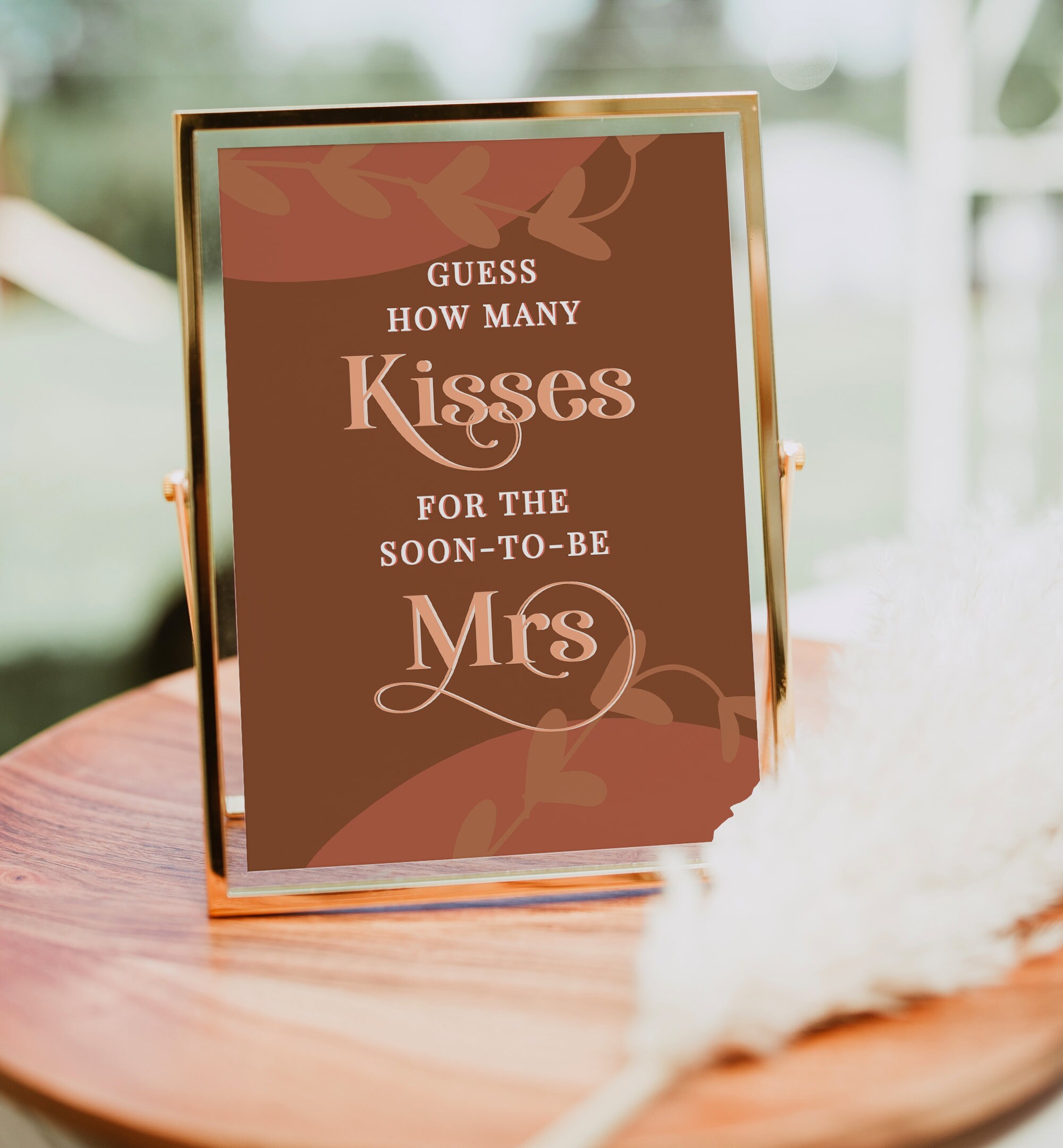 Terri How Many Kisses Bridal Shower Game Hershey Kisses Etsy Ireland