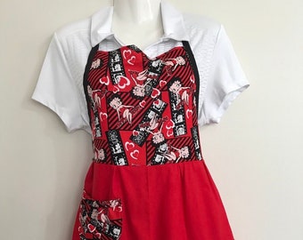 Delantal y manoplas para horno para mujer