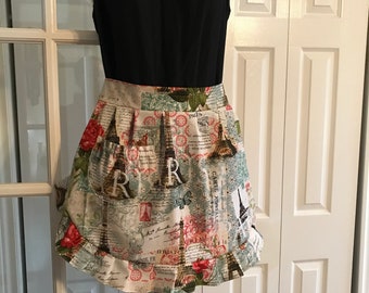 Delantal de algodón personalizado: Juego de manoplas de horno para adultos