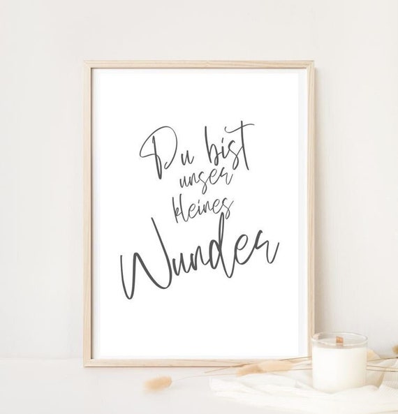 Kleines Wunder Spruch