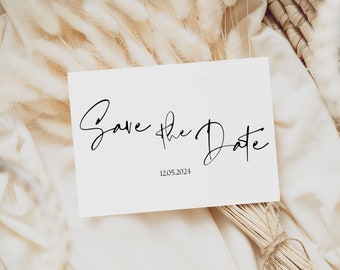 Save the Date NO* 3 card, in A6 format, personalized, postcard