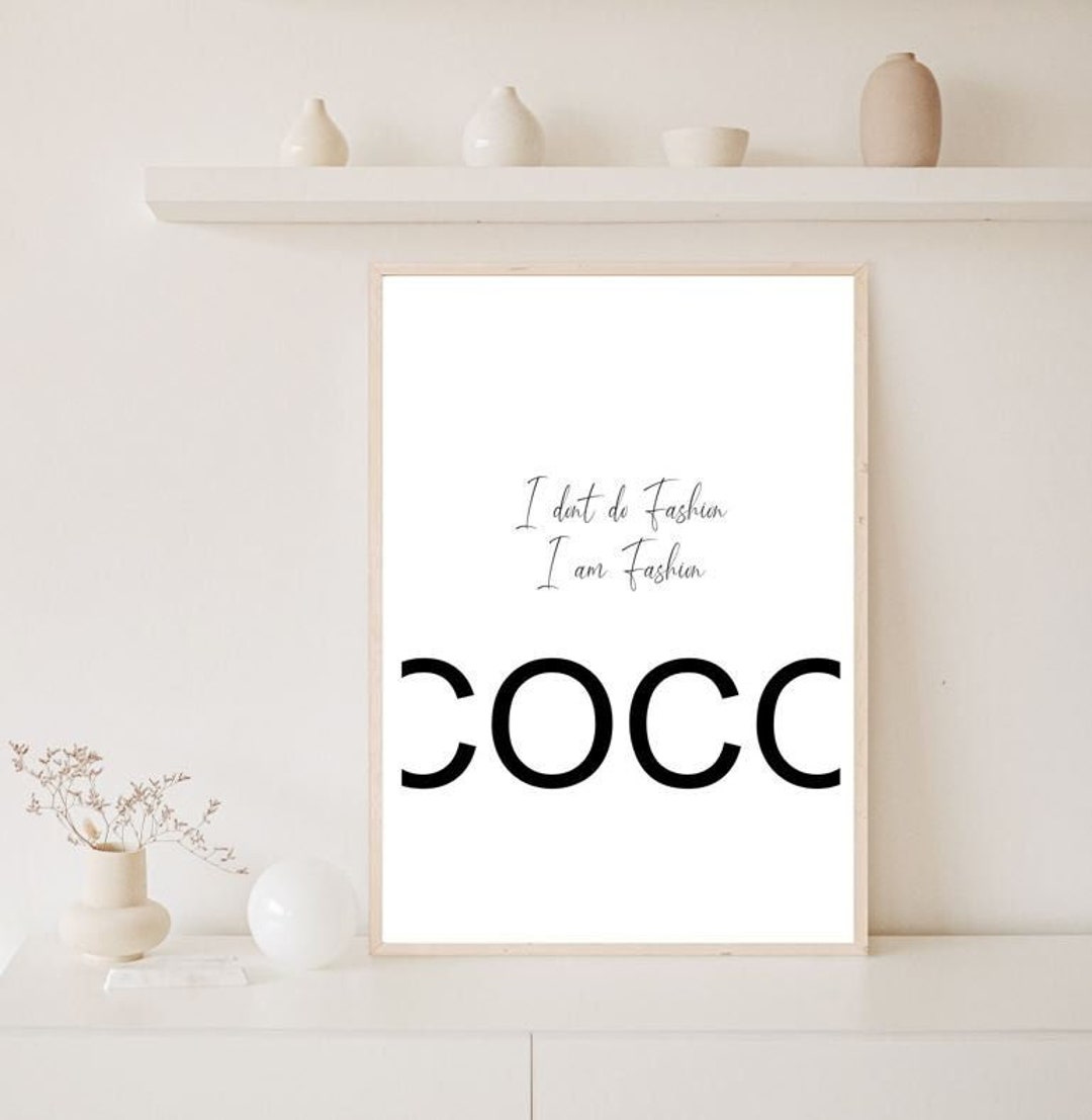 coco chanel room decor