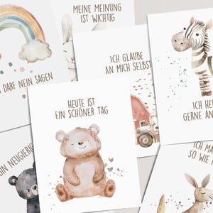 Affirmationskarten Kinder - No2 -, Achtsamkeitskarten, 20 Stück, Affirmationen für Kinder
