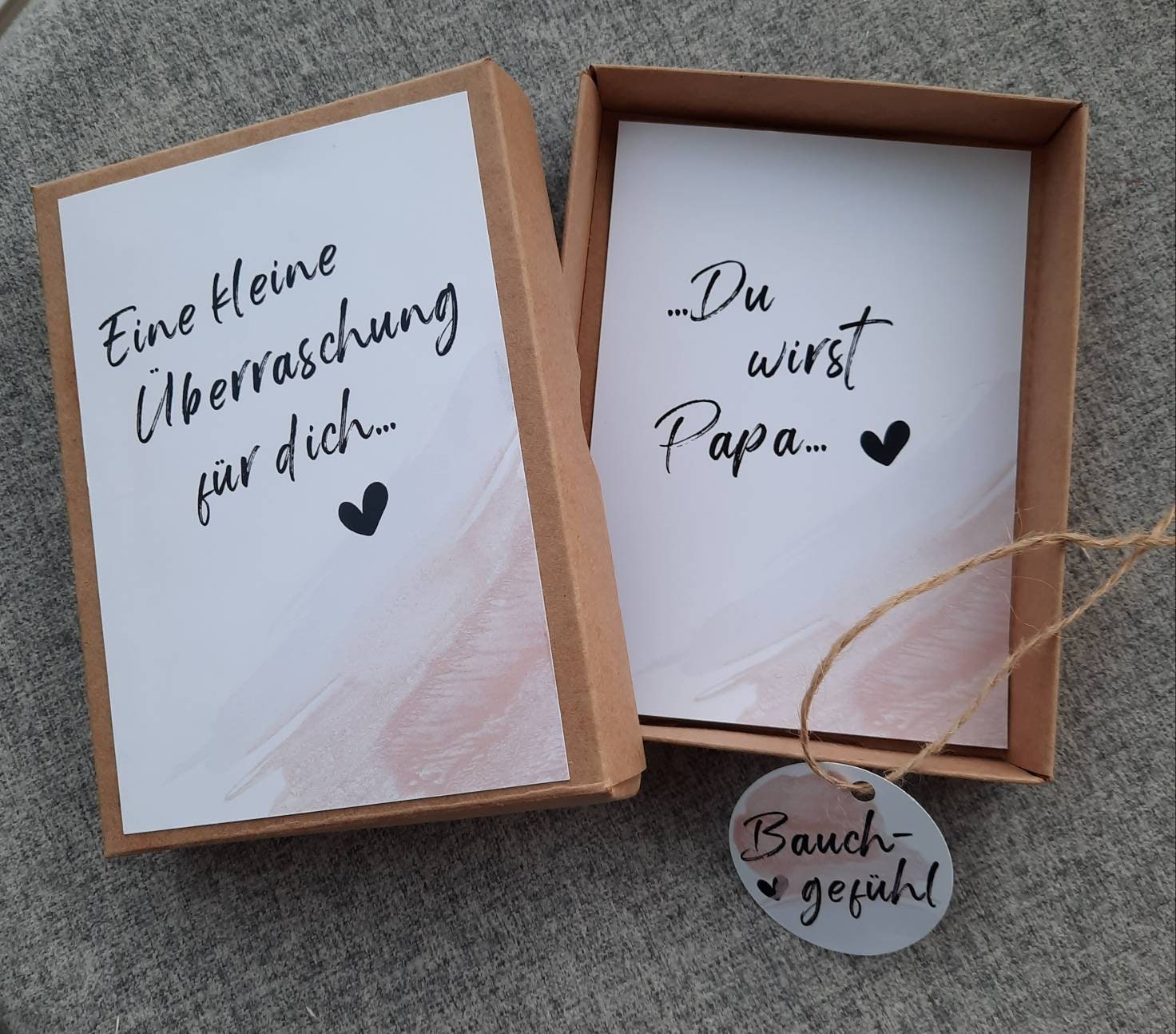 Du Wirst Ein Toller Papa Sein Sprüche Geschenkschachtel Du wirst Papa | Etsy