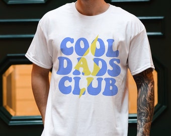 Cool Dad Club T-shirt, Cool Dad Shirt, Father's Day Shirt, Dad Birthday Gift, Groovy Flash, Father's Day Gift, Daddy Shirt, Best Dad Ever