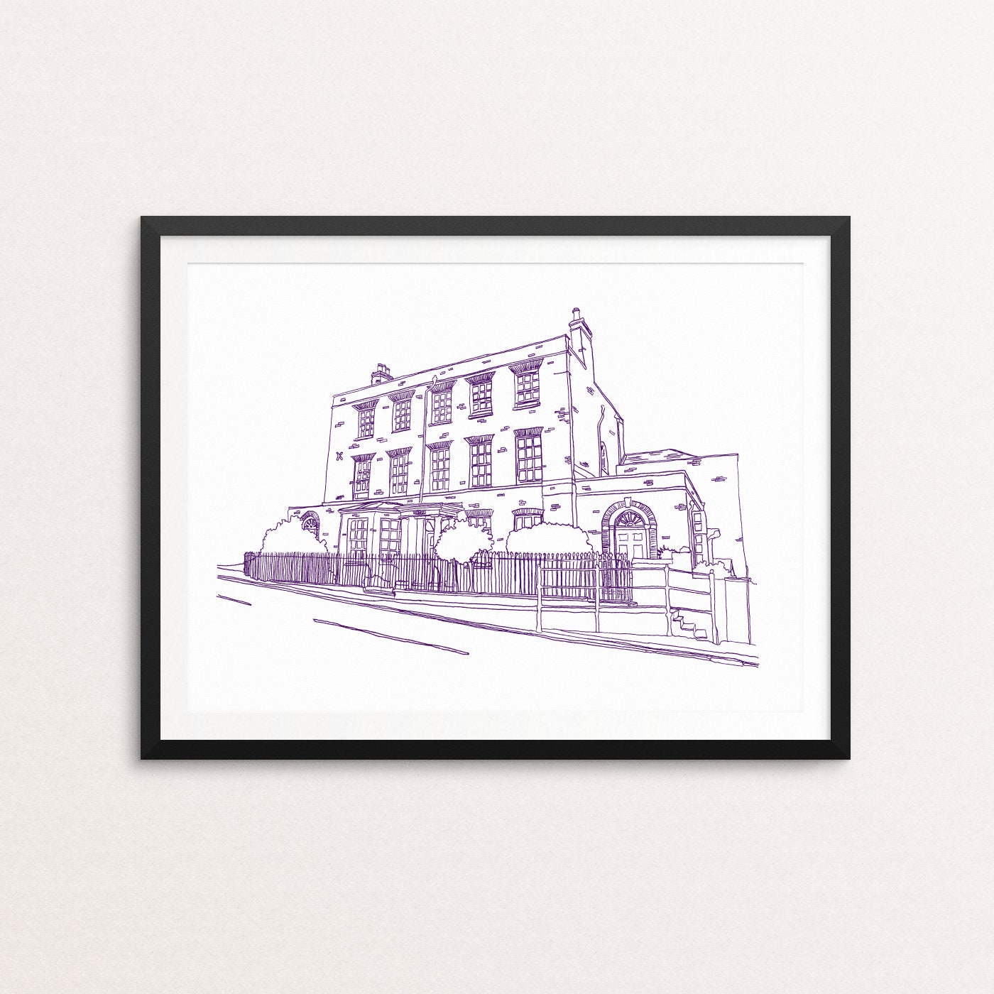 Vine House Staplehurst in Kent Screen Print Edition of 10 Etsy UK