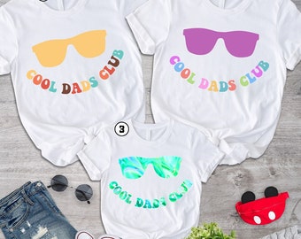 Cool Dads Club Sunglass Emo Groovy Shirt, Cool Dad Club Matching T-shirt, Cool Dad Shirt, Groovy Dad Shirt, Father's Day Shirt