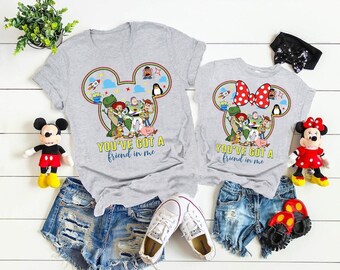 Disneyland Toy Story Shirt, Disneyworld Toy Story T Shirt, You Ve Got A Friend In Me Shirt, Toy Story Movie Characters Shirt, Mickey Minnie