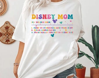 Minnie Mouse Mom Shirt, Mother's Day Gift, Mommy Life Tee, Disneyland Mom Trip, Disneyland Vacay Mode 2024, Blessed Mom Tee, Gift For Mom