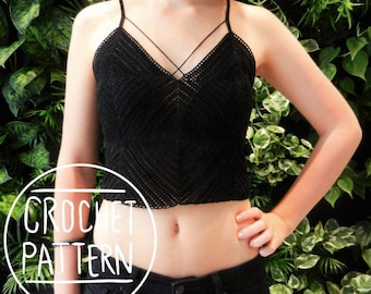 The Little Black Top - crochet pattern