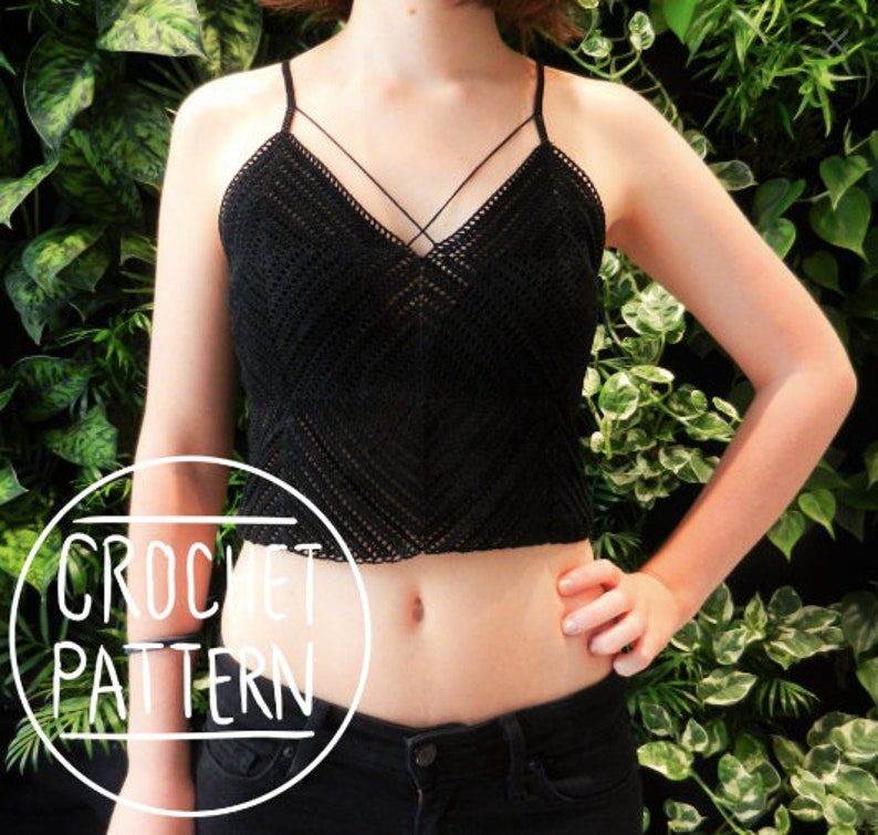 The Little Black Top crochet pattern image 1