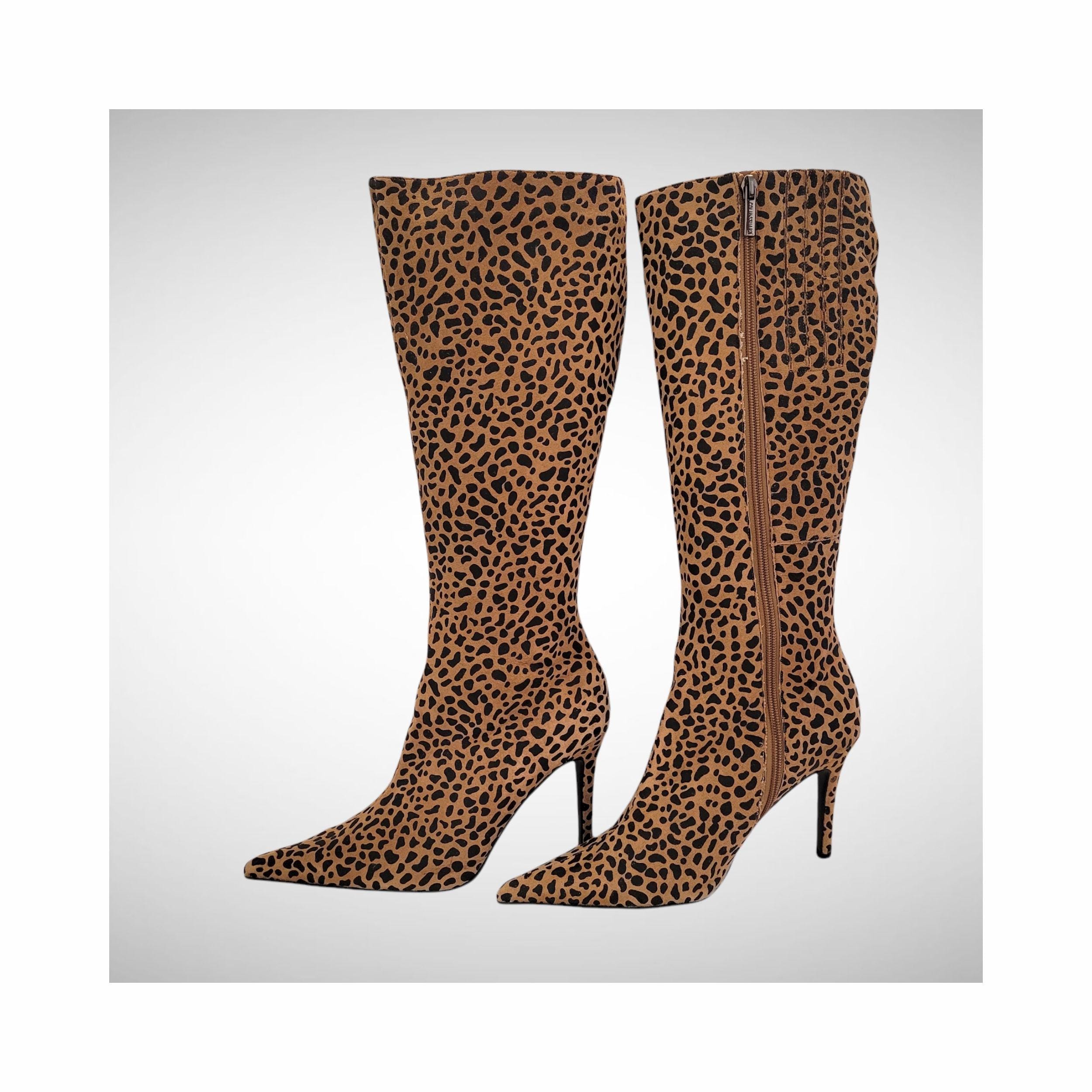 4 Inch Heel Boots Etsy