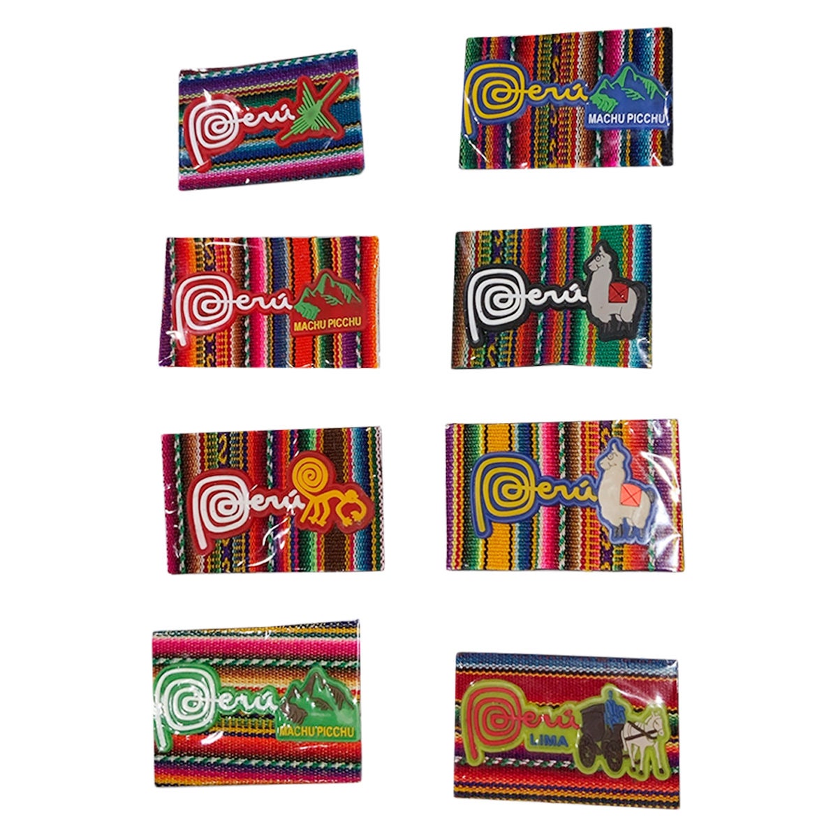In Stock Machu Picchu Metal Souvenirs Collectible Seven Wonders Set