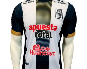 New Alianza Lima Club Peruvian Men's Short Sleeve Soccer Football Jersey T-shirt
