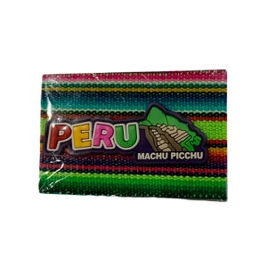 Magnete Frigorifero 3D Machu Picchu Perù - Souvenir Da Viaggio In Resina 7,3x6 Cm