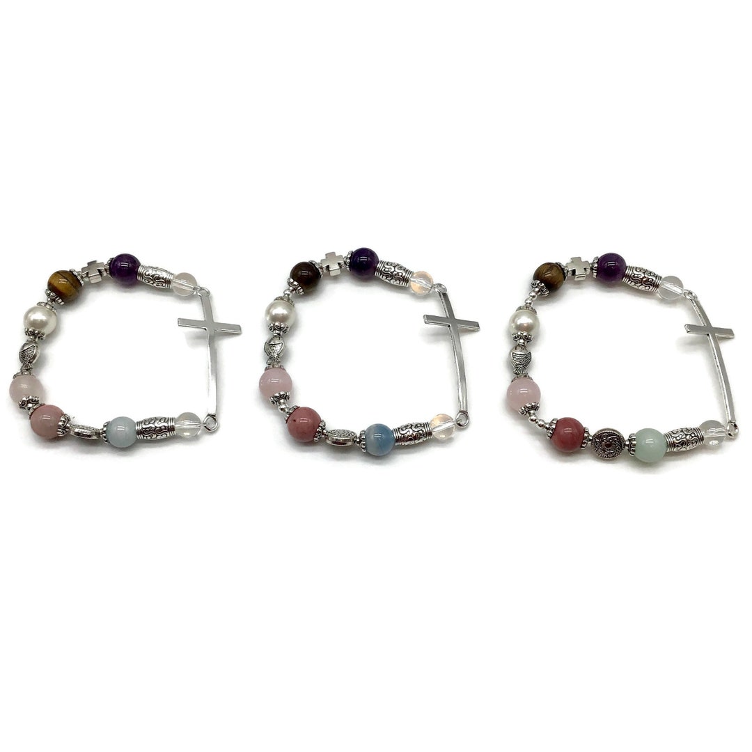 Stretchy Armor of God Bracelet, Ephesians 6, Christian Jewelry, Prayer