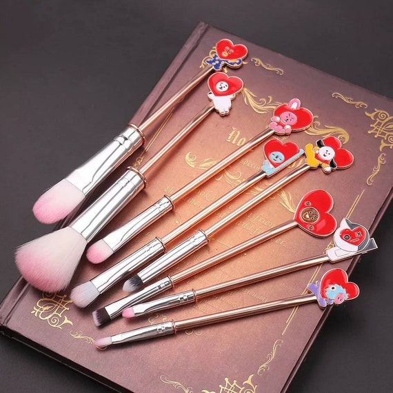 8 Pcs Anime Peripheral Makeup Brush Makeup Brush Set Eye Shadow