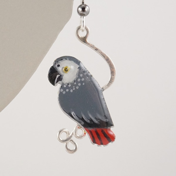 Stained Glass African Grey Etsy