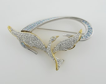 Swarovski Dove Brooch, Limited Edition, Coalition Against Domestic Violence, Bird of Peace, Freedom, Bird of God