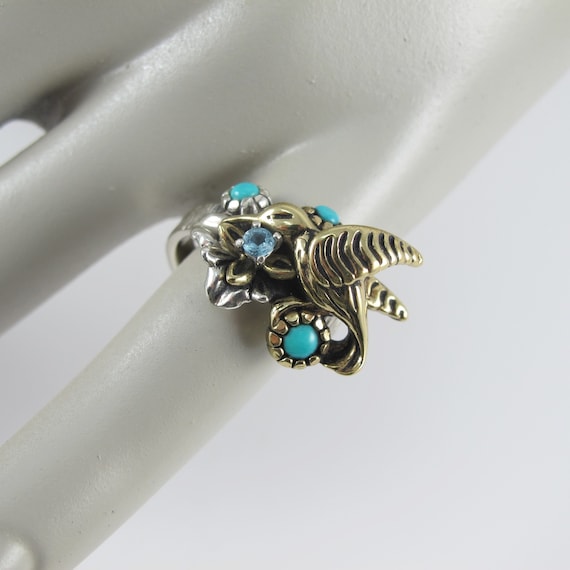 Crazy Scorpion Detaild Native American Blue Turquoise Sterling Silver Bracelet Crazy Scorpion Detaild Native American Blue Turquoise Sterling Silver Bracelet