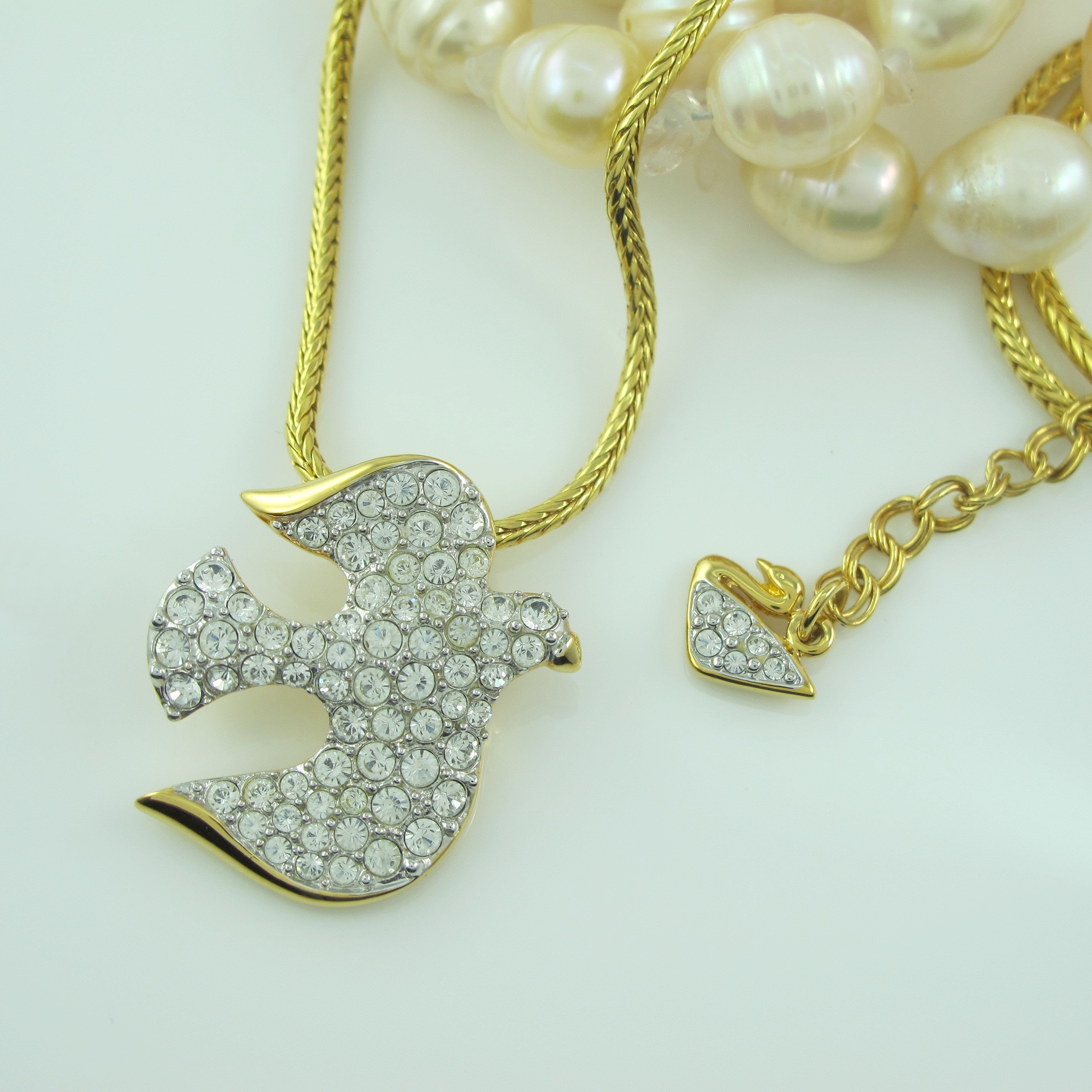 Swarovski dove best sale necklace