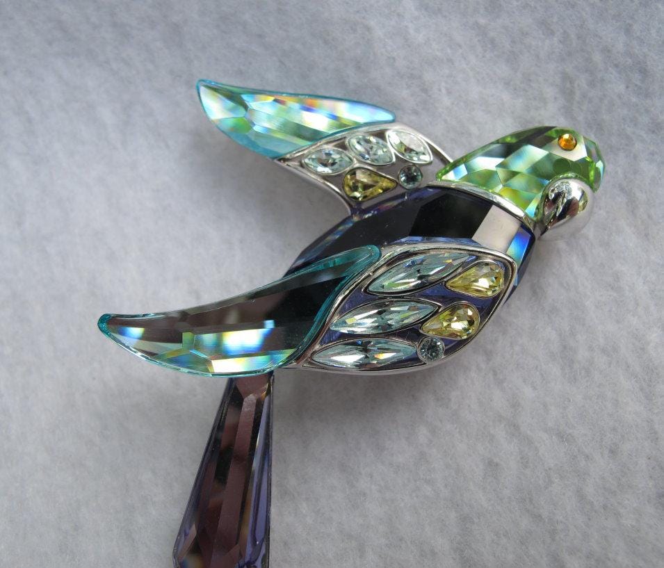 DANIEL SWAROVSKI Paradise ブローチ DANIEL SWAROVSKI PARADISE COLLECTION CRYSTAL INSECT STERLING