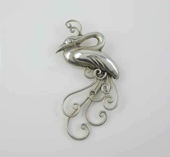 Boucher peacock brooch deals