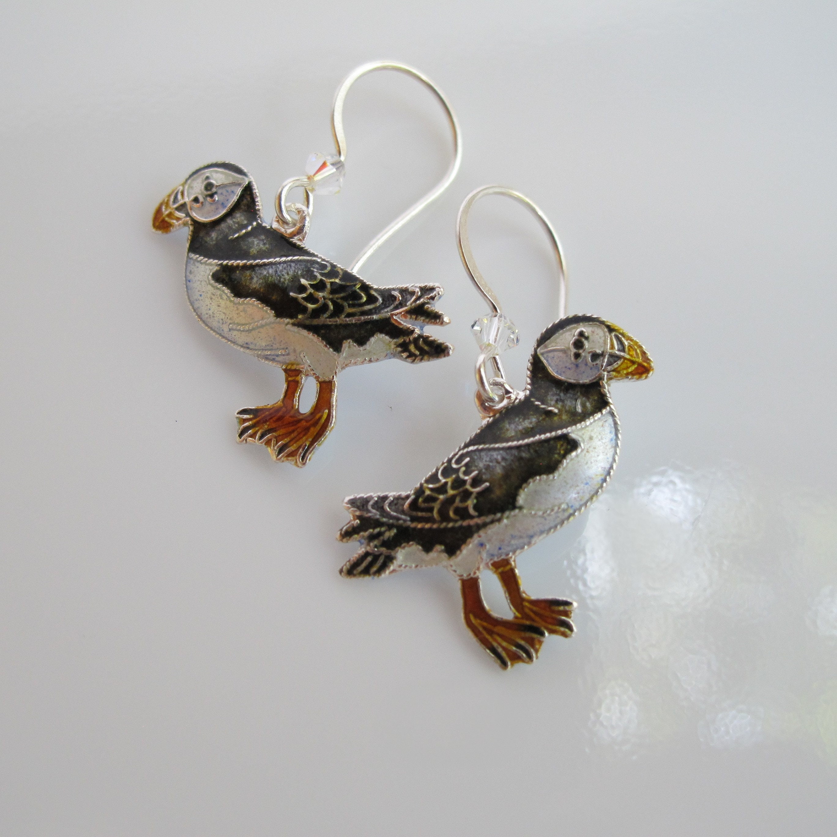 Swarovski Puffins - Etsy