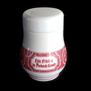 Rüdesheimer Kaffee jam jar by opaline Asbach Urault