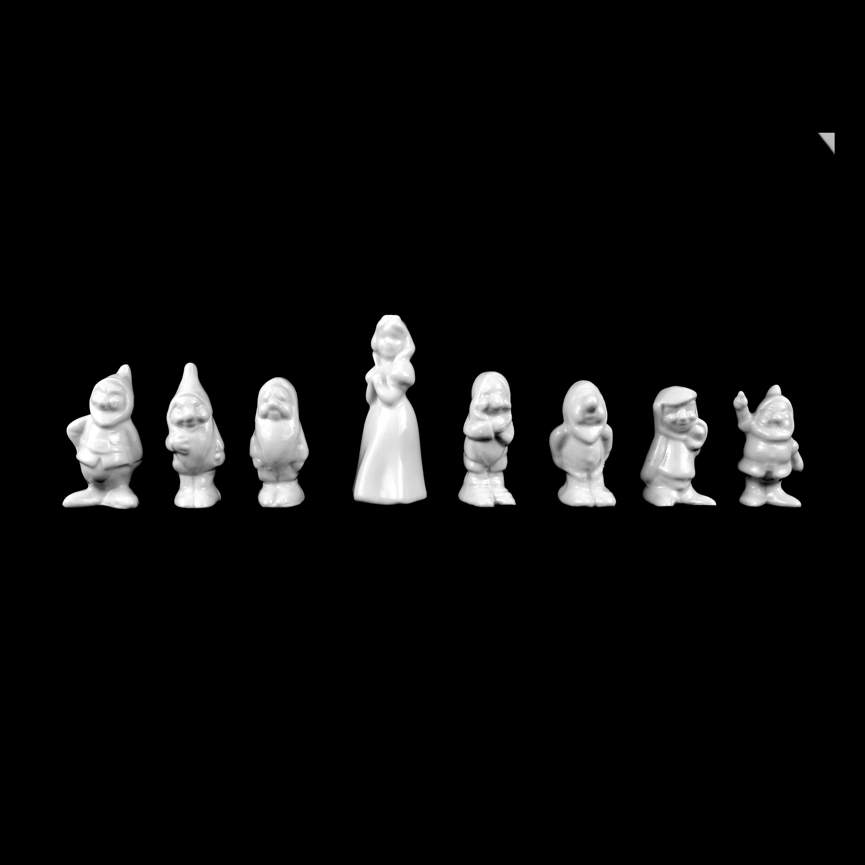 Snow white seven dwarfs porcelain figurines - Etsy 日本