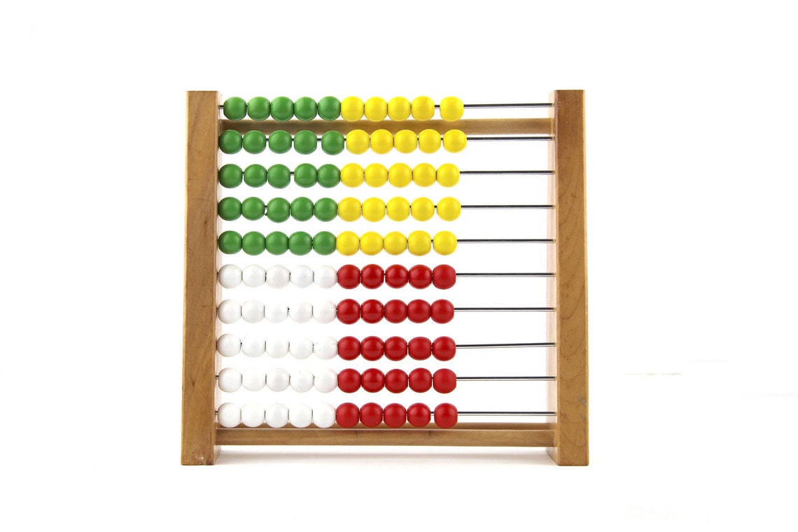 20 x 25 x 5 cm wooden abacus 20 x 25 x 5 cm wooden abacus