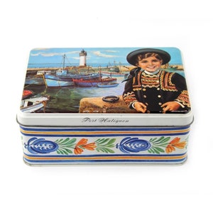 Cookie tin Galettes St. Michel Port Haliguen Josette Robion