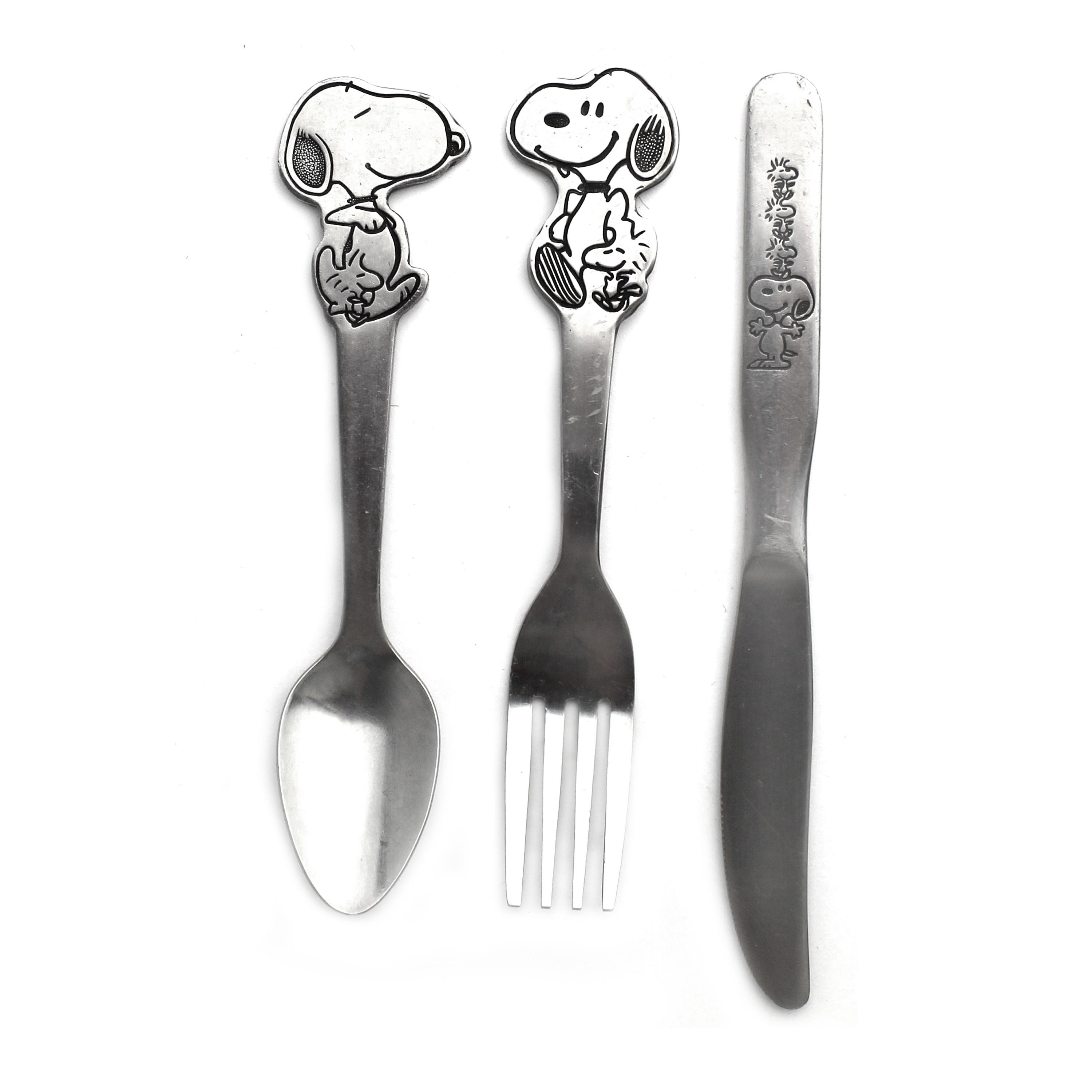 Snoopy Cutlery for Child Spoon Fork Knife Danara 60's - Etsy