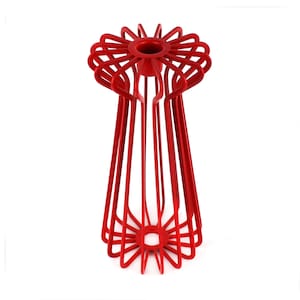 Ikea Trådig candlestick red wire steel Ehlén Johansson