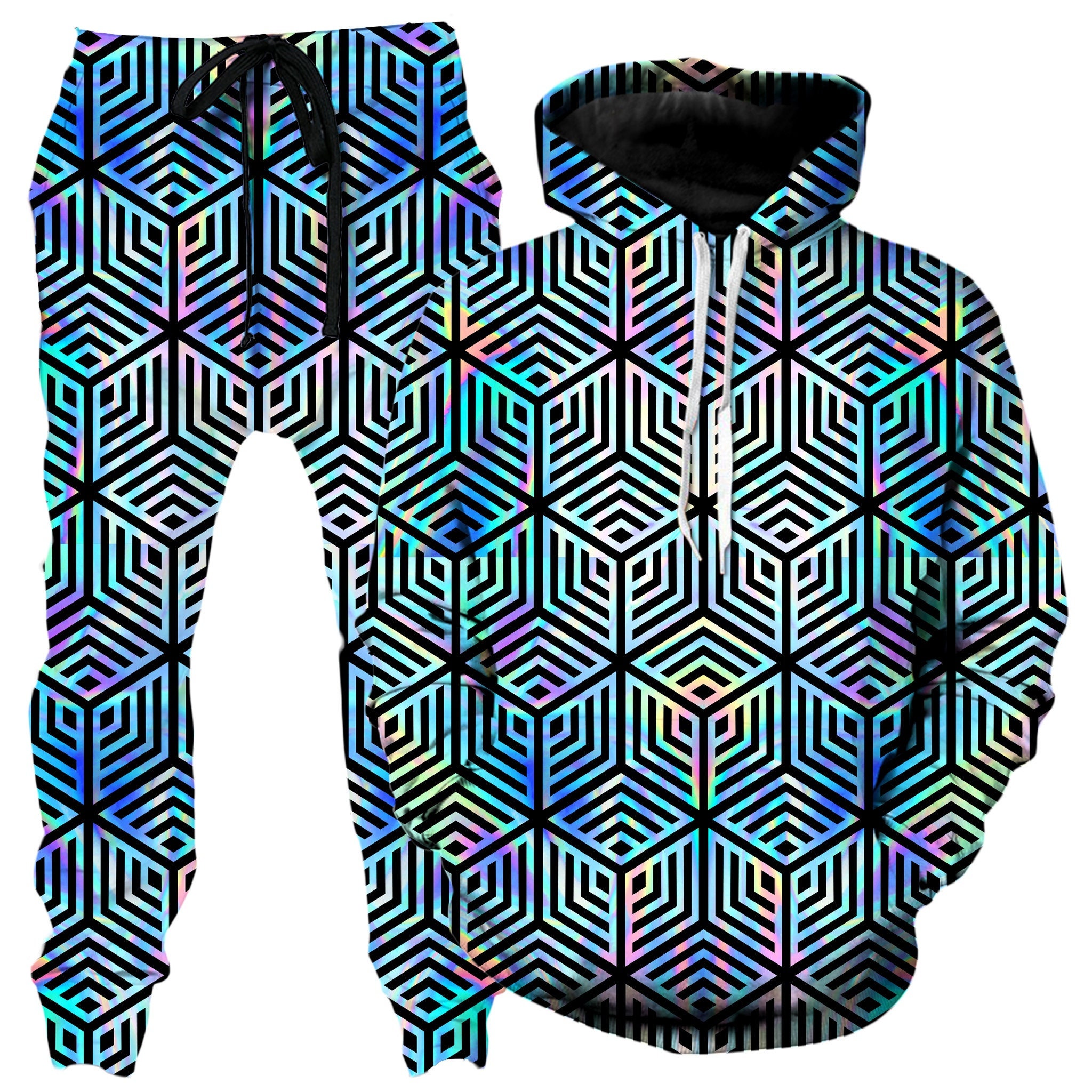 Psychedelic Holographic Men's Joggers main image 0