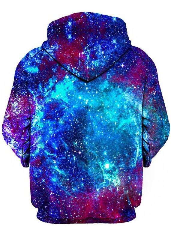 Blue Galaxy Celestial Cosmic Colorful Vibrant Unisex (front