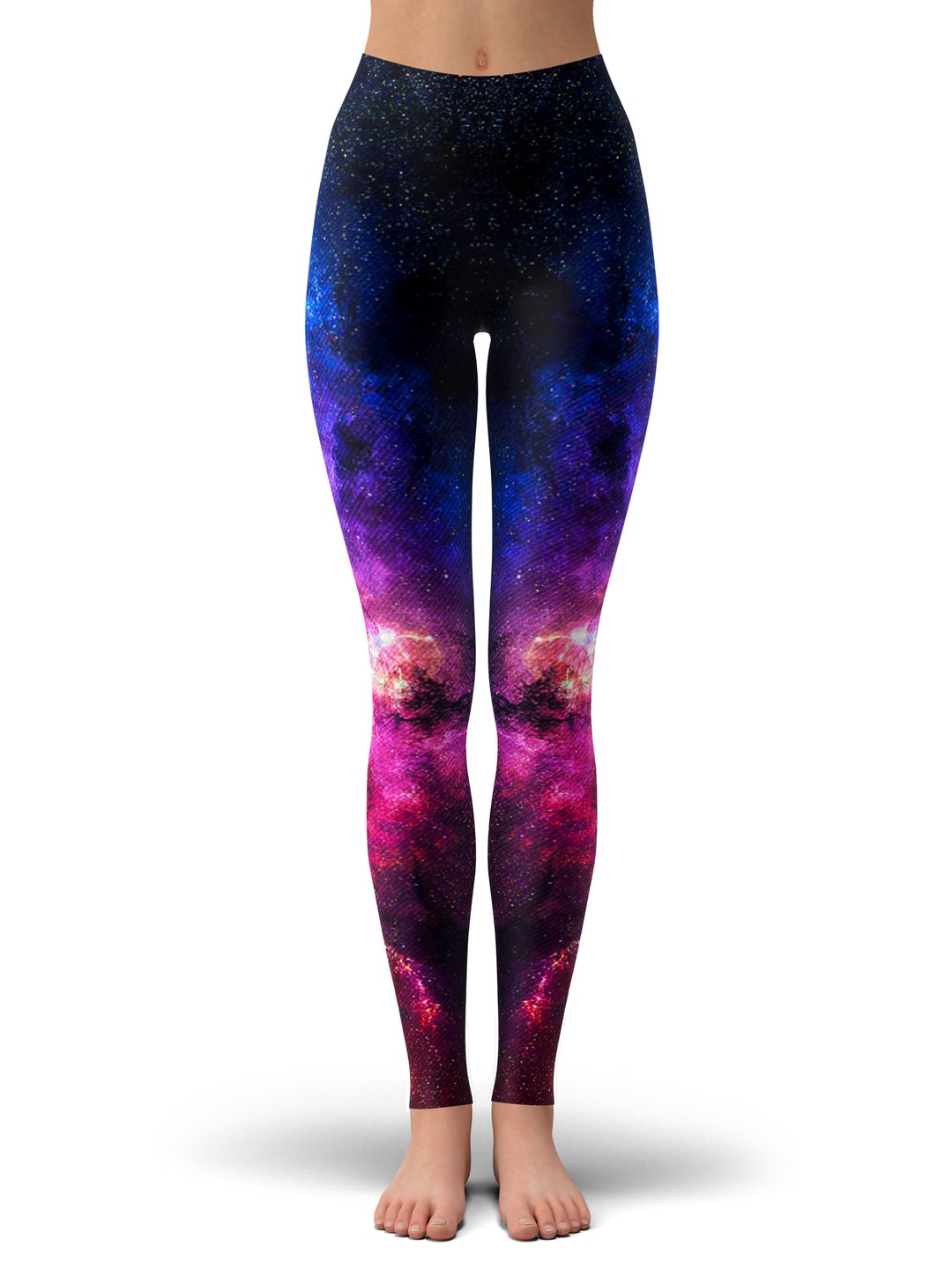 Purple Galaxy Colorful Vibrant 3D Graphic Print Classic Stretchy ...
