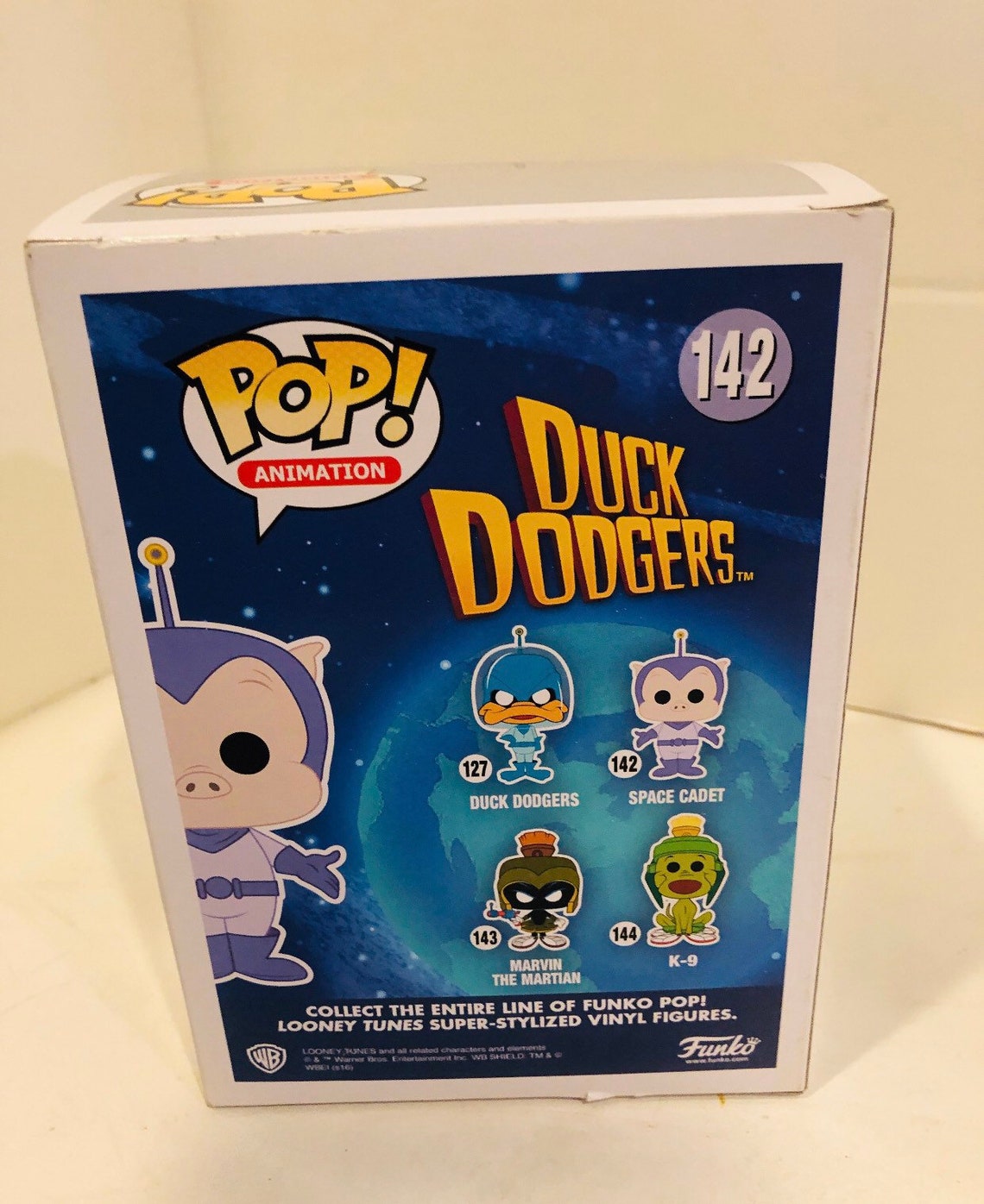 Porky Pig Space Cadet POP 142 Figure Funko POP Duck Dodgers | Etsy