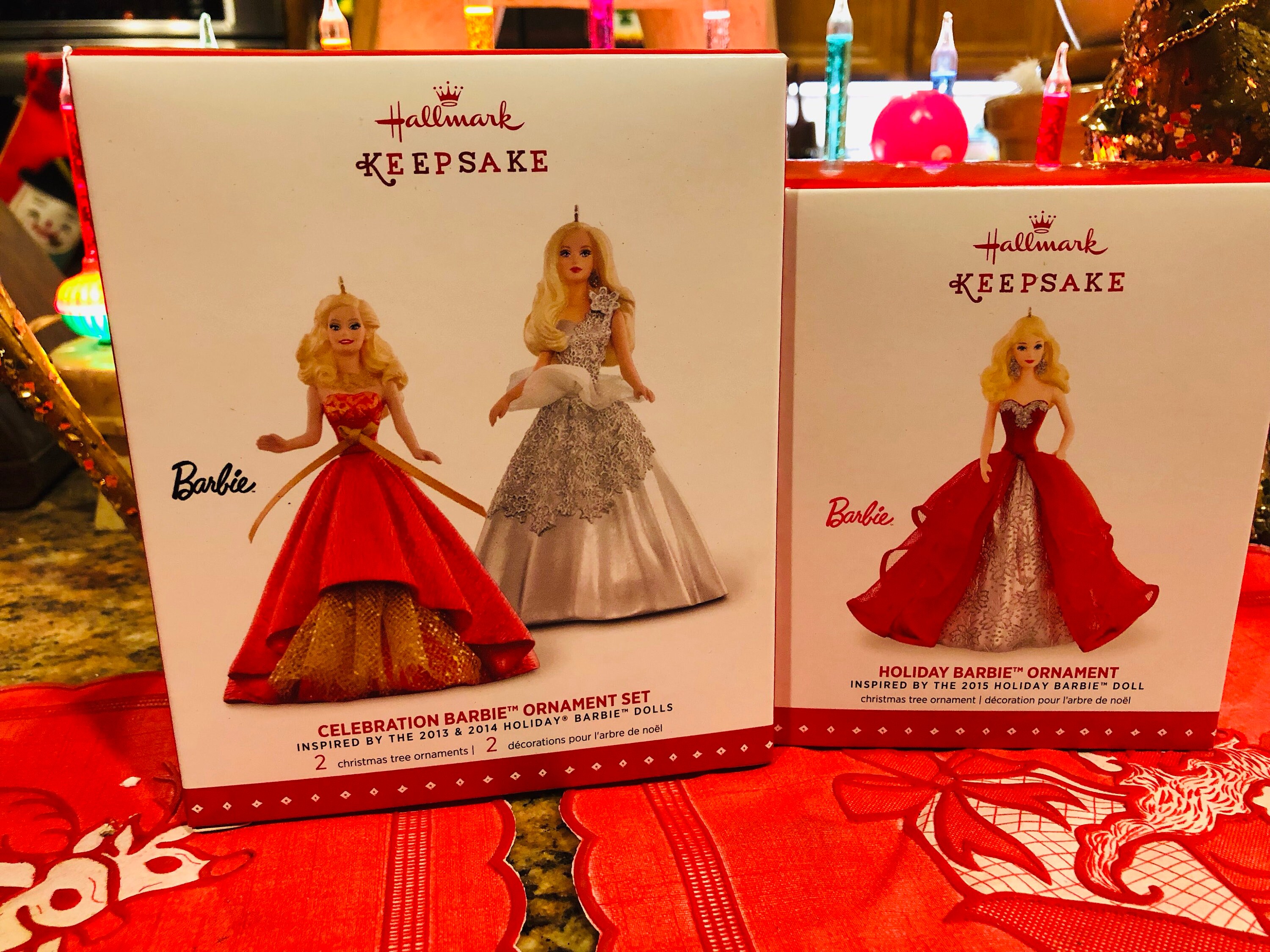 2015 holiday barbie ornament