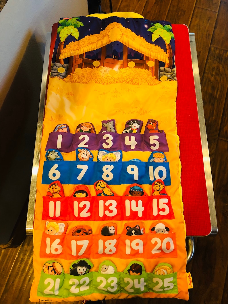 Fisher Price Little People Fabric Nativity Advent