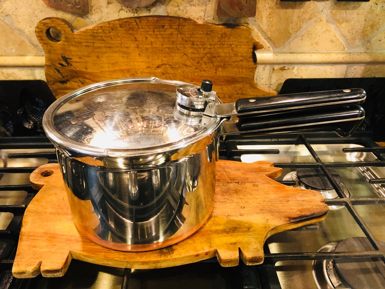 Vintage Revere Ware 1801 4 QT Pressure Cooker with Gasket Etsy